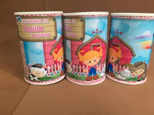 Cofrinho Personalizado Fazendinha