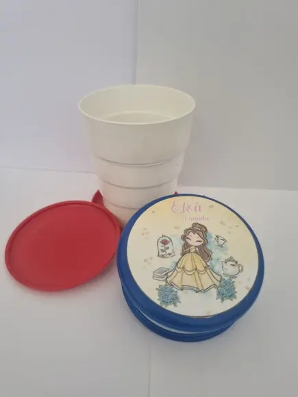Copo Retratil Bela Aquarelada