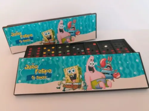 Domino Personalizado Bob Esponja