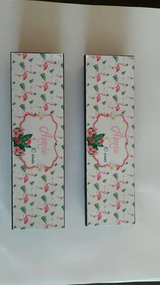 Domino Personalizado Flamingos