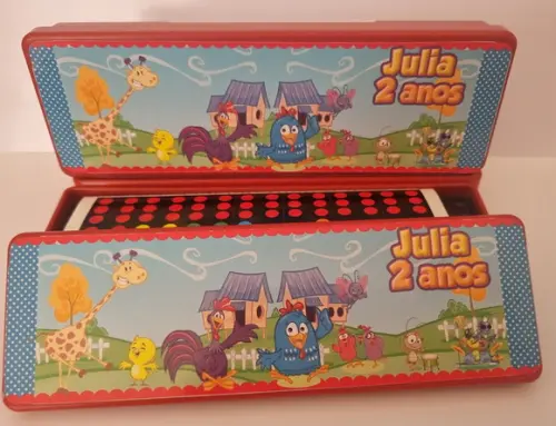 Domino Personalizado Galinha Pintadinha