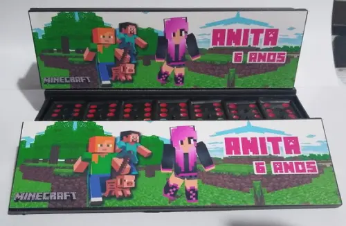 Domino Personalizado Minecraft