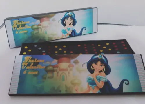 Domino Personalizado Princesa Jasmine