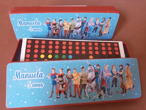 Domino Personalizado Princesas e Principes Disney