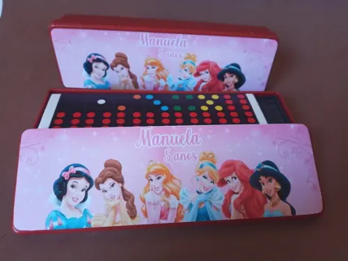 Domino Personalizado Princesas e Principes Disney