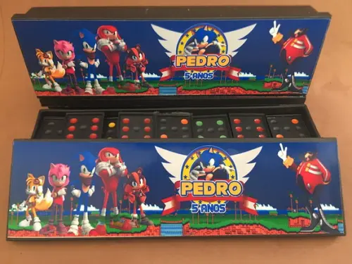 Domino Personalizado Sonic