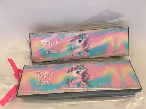 Domino Personalizado Unicornio