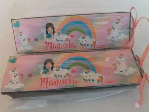 Domino Personalizado Unicornio