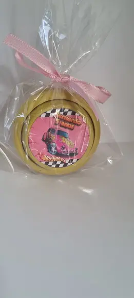 Ioio Personalizado Hotwheels Rosa