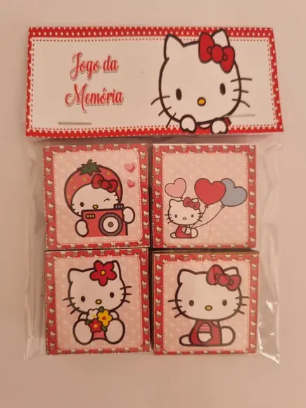 Jogo da Memória Hello Kitty