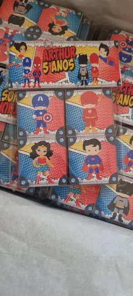 Jogo da Memória Super Herois Cute