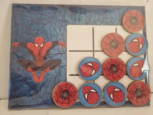 Jogo da Velha mdf Homem Aranha