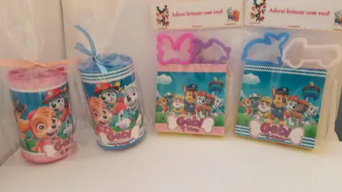 Kit Cofrinho e Massinha Patrulha Canina