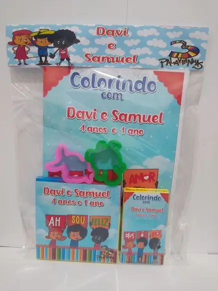 Kit Colorir com Massinha 3 Palavrinhas