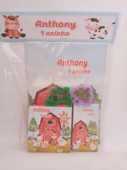 Kit Colorir com Massinha Fazendinha Aquarelada