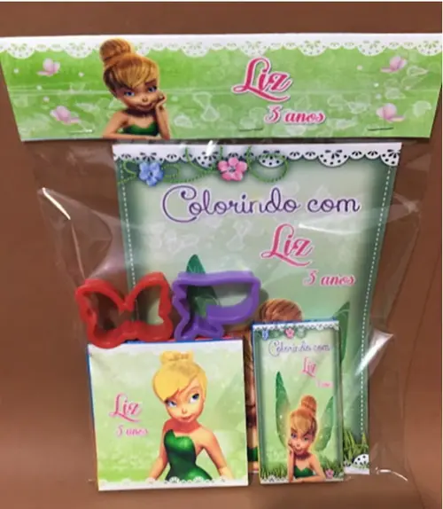 Kit Colorir com Massinha Tinker Bell