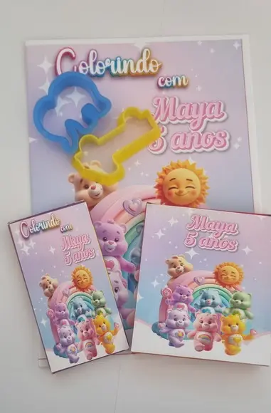 Kit Colorir com Massinha Ursinhos Carinhosos
