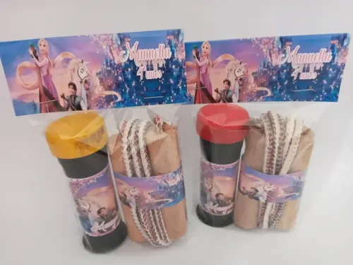 Kit Corda de Pular e Bolinha de Sabão Enrolados