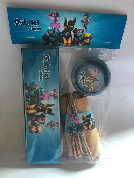 Kit Corda Domino e Ioio Patrulha Canina