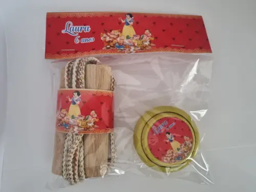 Kit Corda e Ioio Personalizados Branca de Neve