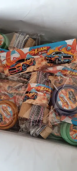 Kit Corda e Ioio Personalizados Hotwheels