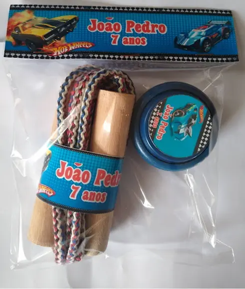 Kit Corda e Ioio Personalizados Hotwheels