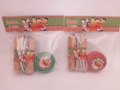 Kit Corda e Ioio Personalizados Turma do Chaves
