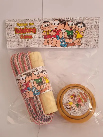 Kit Corda e Ioio Personalizados Turma da Monica