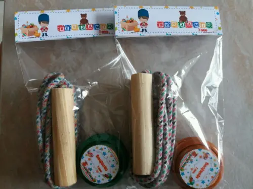 Kit Corda e Ioio Personalizados Brinquedos Antigos
