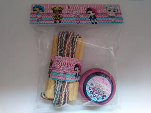 Kit Corda e Ioio Personalizados Lol Surprise