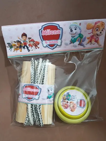 Kit Corda e Ioio Personalizados Patrulha Canina