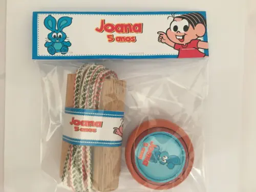 Kit Corda e Ioio Personalizados Sansão e Monica