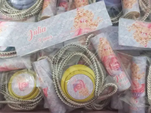Kit Corda Personalizada e Ioio Barbie Sereia