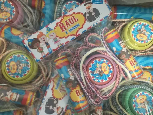 Kit Corda Personalizada e Ioio Bita Circo