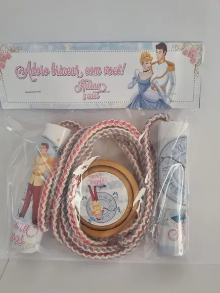 Kit Corda Personalizada e Ioio Cinderela