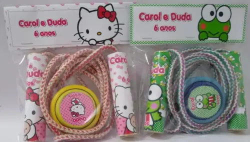 Kit Corda Personalizada e Ioio e Hello Kitty