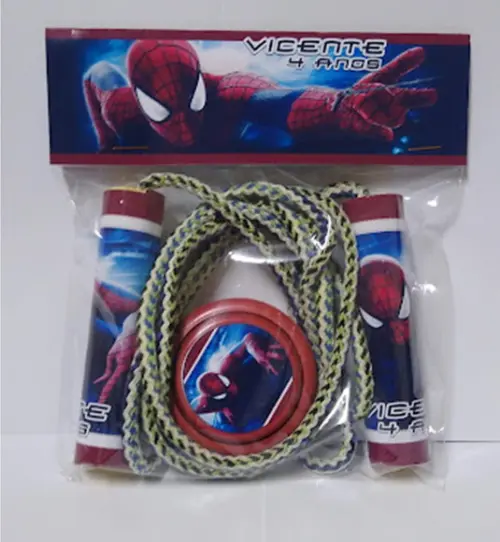 Kit Corda Personalizada e Ioio e Homem Aranha
