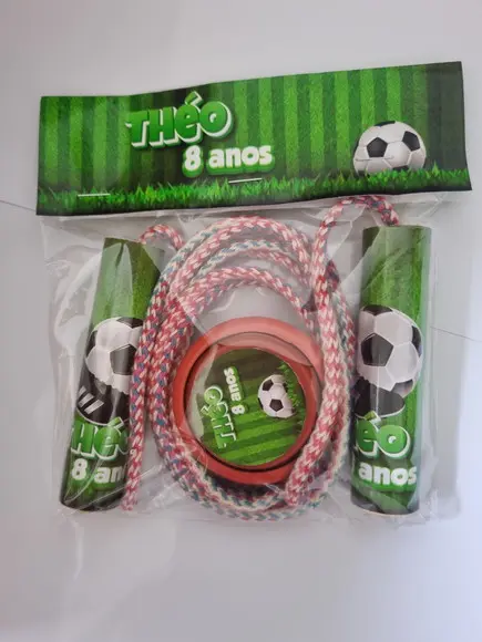 Kit Corda Personalizada e Ioio Futebol