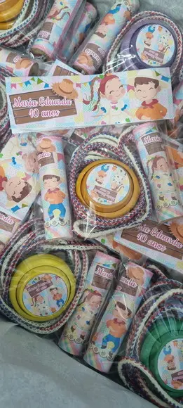 Kit Corda Personalizada e Ioio Festa Junina
