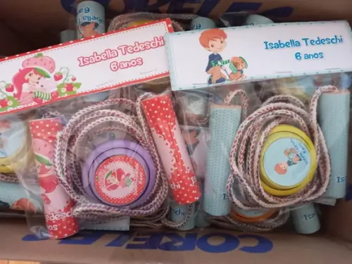 Kit Corda Personalizada e Ioio Moranguinho