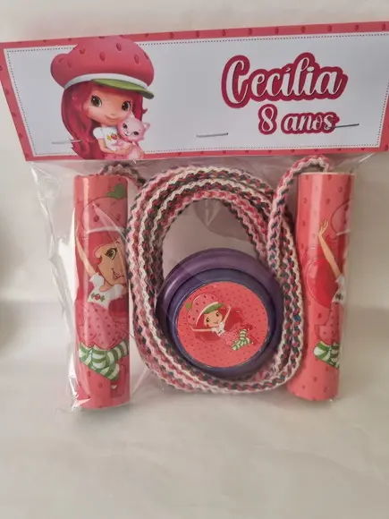 Kit Corda Personalizada e Ioio Moranguinho