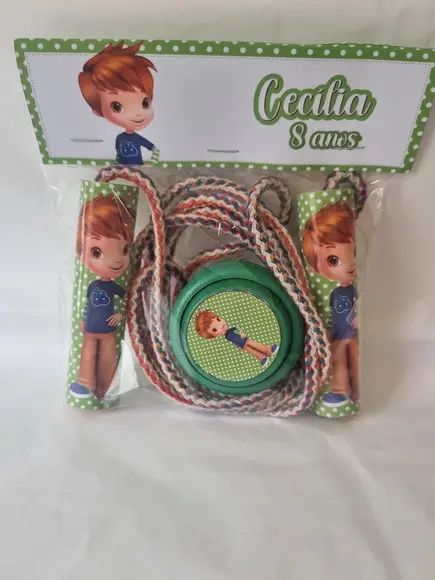 Kit Corda Personalizada e Ioio Moranguinho