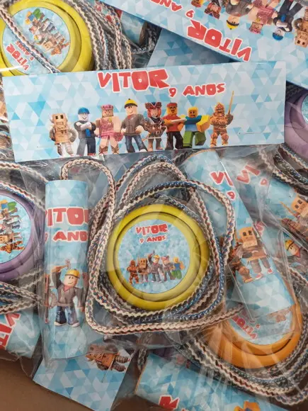 Kit Corda Personalizada e Ioio Roblox