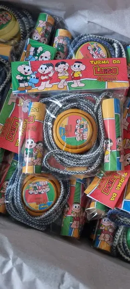 Kit Corda Personalizada e Ioio Turma da Monica
