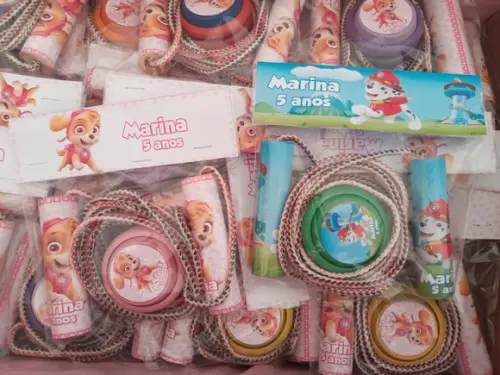 Kit Corda Personalizada e Ioio Patrulha Canina