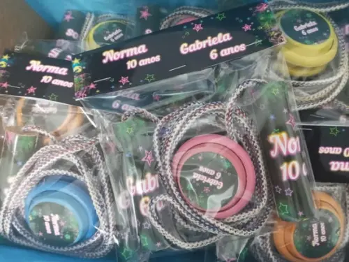 Kit Corda Personalizada e Ioio Neon