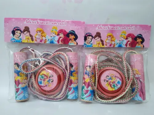 Kit Corda Personalizada e Ioio Princesas