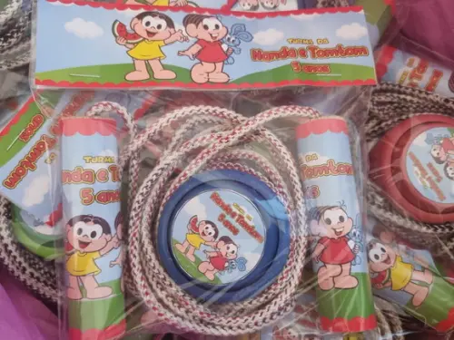 Kit Corda Personalizada e Ioio Turma da Monica