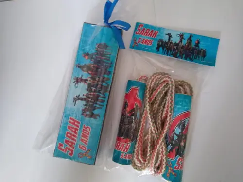 Kit Domino e Corda Personalizado Vingadores