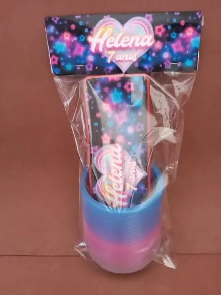 Kit Domino e Mola Personalizado Neon